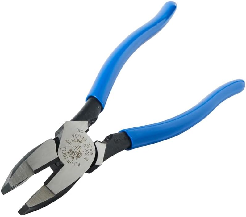 Klein Tools D213–9 ne-cr 9 Zoll Hohe Hebelwirkung Seite Schneiden und Stecker Crimpen Zange, D2000-9