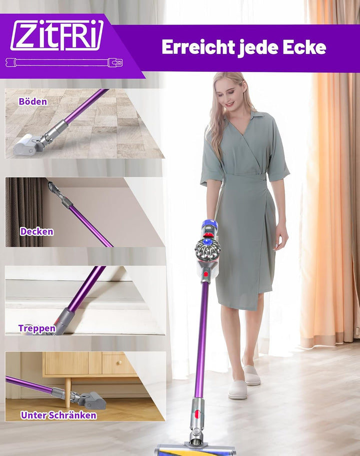 Verlängerungsrohr für Dyson V11 V10 V8 V7, Saugrohr Ersatzteile &amp; Zubehör, Ersatz Saugrohr Zubehör &amp;