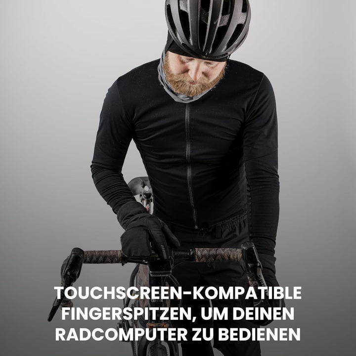 GripGrab Nordic 2 Winddichte Deep Winter 3-Finger Lobster Fahrradhandschuhe Gepolsterte Primaloft Ra