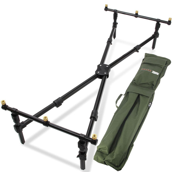 NGT Deluxe Cross Rod Pod & gepolsterte Tragetasche