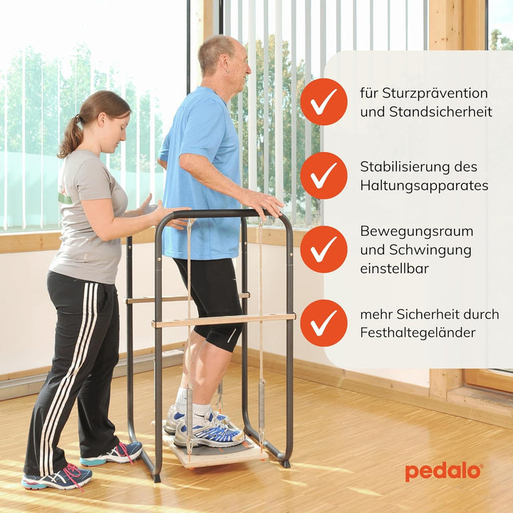 Pedalo® Stabilisator Therapie I inkl. Standplattform I Federbrett I Gleichgewicht I Körper I Koordin