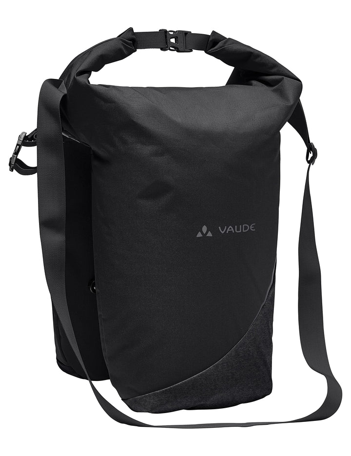 Vaude 15919 Unisex – Erwachsene Road Master Urban (Double) Hinterradtaschen Schwarz Einheitsgrösse,