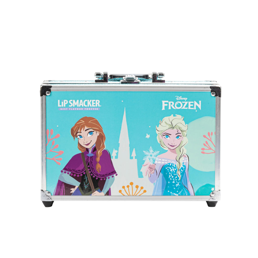 Lip Smacker Frozen Traincase, Frozen Schminkkoffer für Kinder, 40+ Make-up Produkte für Gesicht, Lip