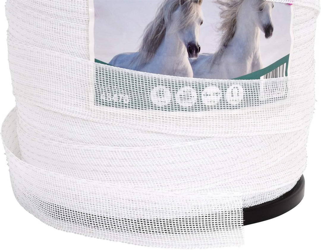 VOSS.farming Weidezaunband 40mm Classic 8 x 0,16 NIRO, weiss, Weidezaun und Elektrozaun Band, Elektr