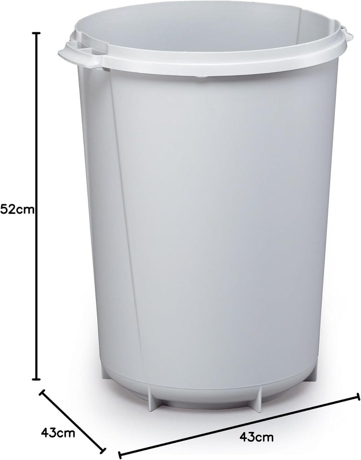 Durable Abfallbehälter Durabin, 40 Liter, grau, 1800519050 Behälter grau, Behälter grau