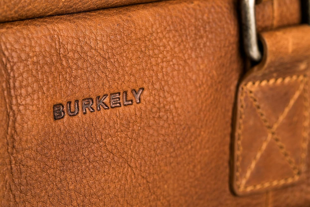 Burkely Fundamentals Antique Avery Reid Laptopbag Uni 15,6'' – Aktentasche aus Vollrindleder – Gepol