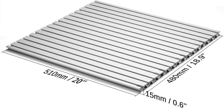 Genmitsu 4stk. T-Slot CNC-Arbeitsoberfläche aus Aluminium für CNC-Fräsmaschine PROVerXL 4030, 51 x 1