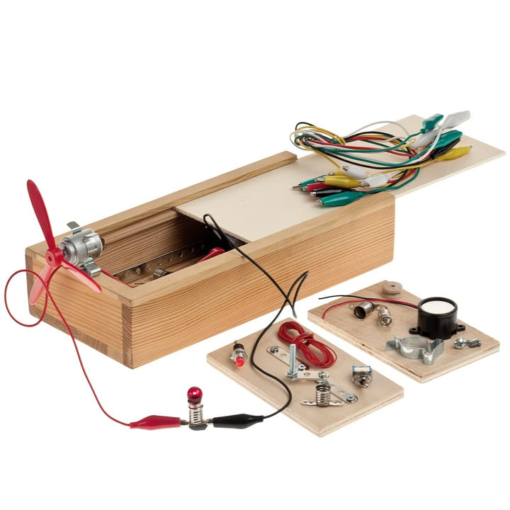 matches21 HOME & HOBBY Kinder Bastelset ab 9 Jahren Elektro-Baukasten Bausatz Werkset