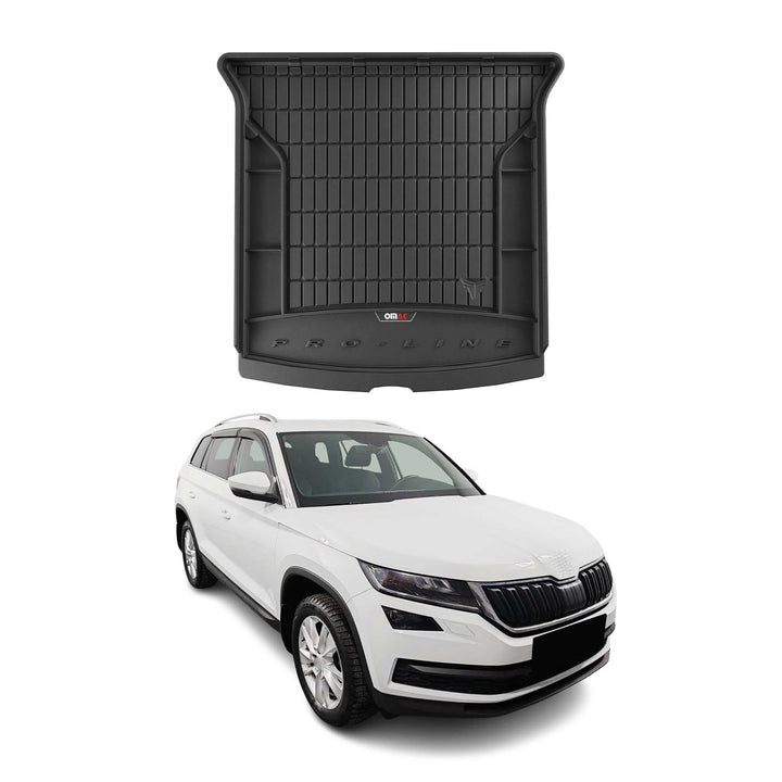 OMAC Gummi Kofferraumwanne kompatibel mit Skoda Kodiaq 2016-2026 TPE Laderaumwanne 1tlg