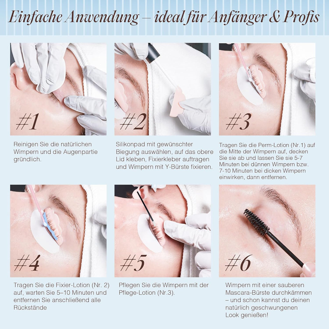 LASHVIEW Wimpernlifting Set, 2025 Aktualisiertes Lash Lifting Set,Wimpernverlängerung Kit Profession