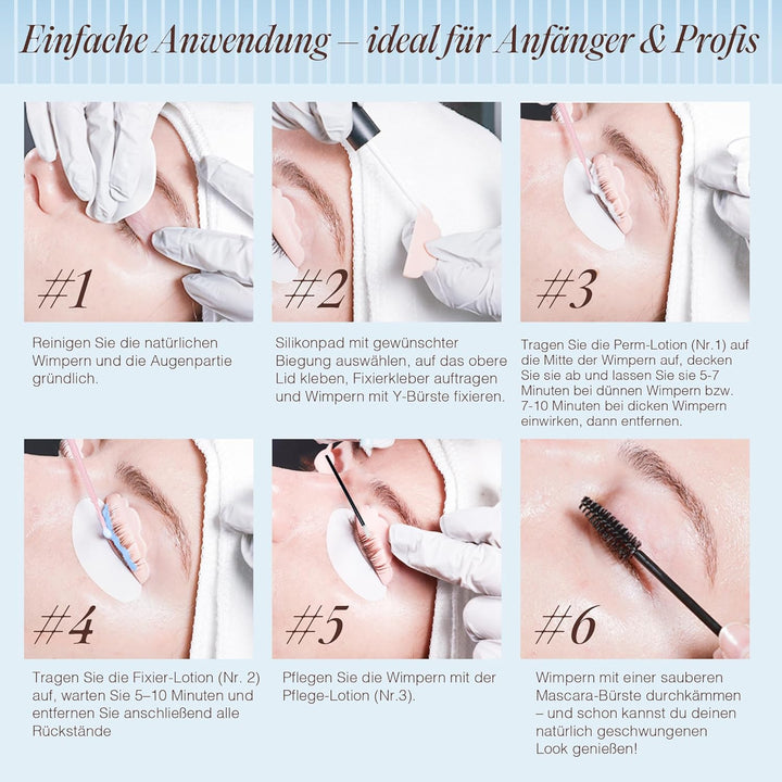 LASHVIEW Wimpernlifting Set, 2025 Aktualisiertes Lash Lifting Set,Wimpernverlängerung Kit Profession