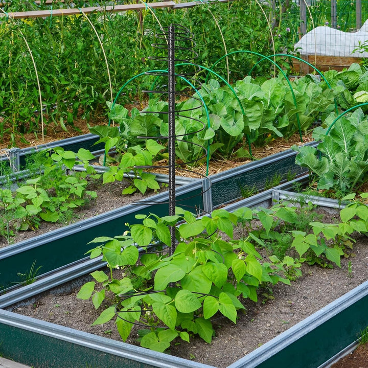 Garten Rankhilfe aus Metall Rankgitter, 120cm 2 Stück Pflanzen Rankhilfe Metall Garten Rankgitter fü