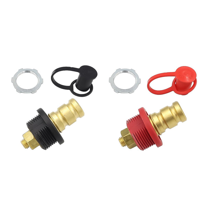 DollaTek 2 Stück 20mm Batterie Ladegerät Stecker Batterie Starthilfe Stecker Überbrückungsklemmen ge