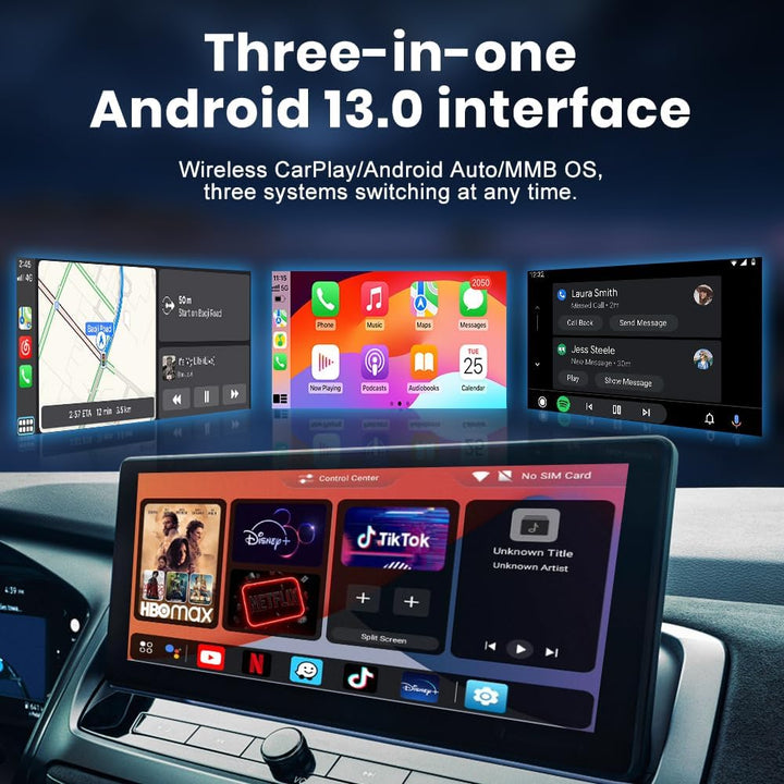 MMB Wireless CarPlay AI Box Adapter, Android 13 Q2W 6115, Q2W 6115