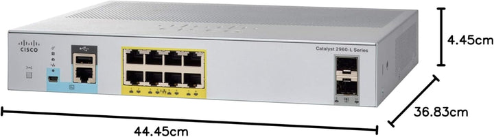 Cisco WS-C2960CX-8PC-L Catalyst POE LAN Base (8-Port)
