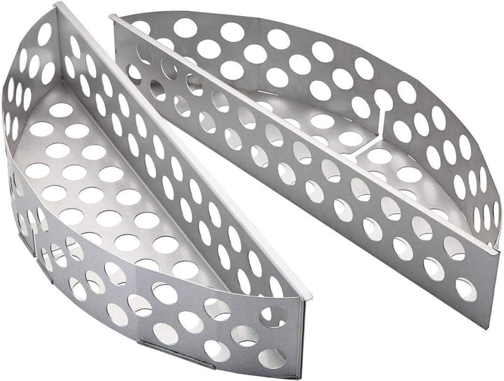 RÖSLE Kohlekorb F60/F60 AIR, 2-tlg., Hochwertige Kohlekörbe für gleichmässige Hitze im Kugelgrill, p