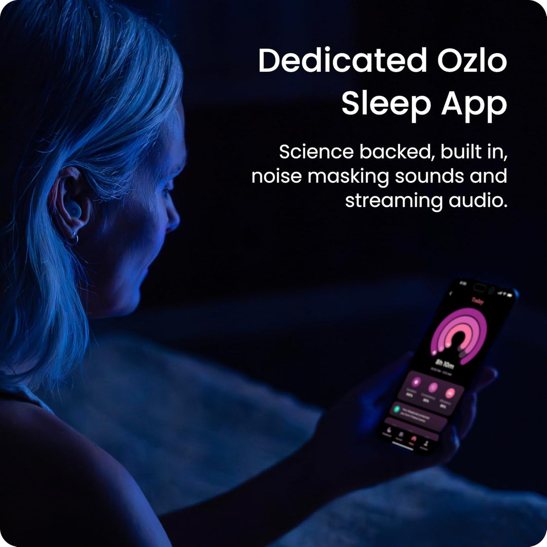 Ozlo Sleepbuds Sleep Headphones for Side Sleepers Sleep Earphones with Up to 10 Hours Bluetooth Stre