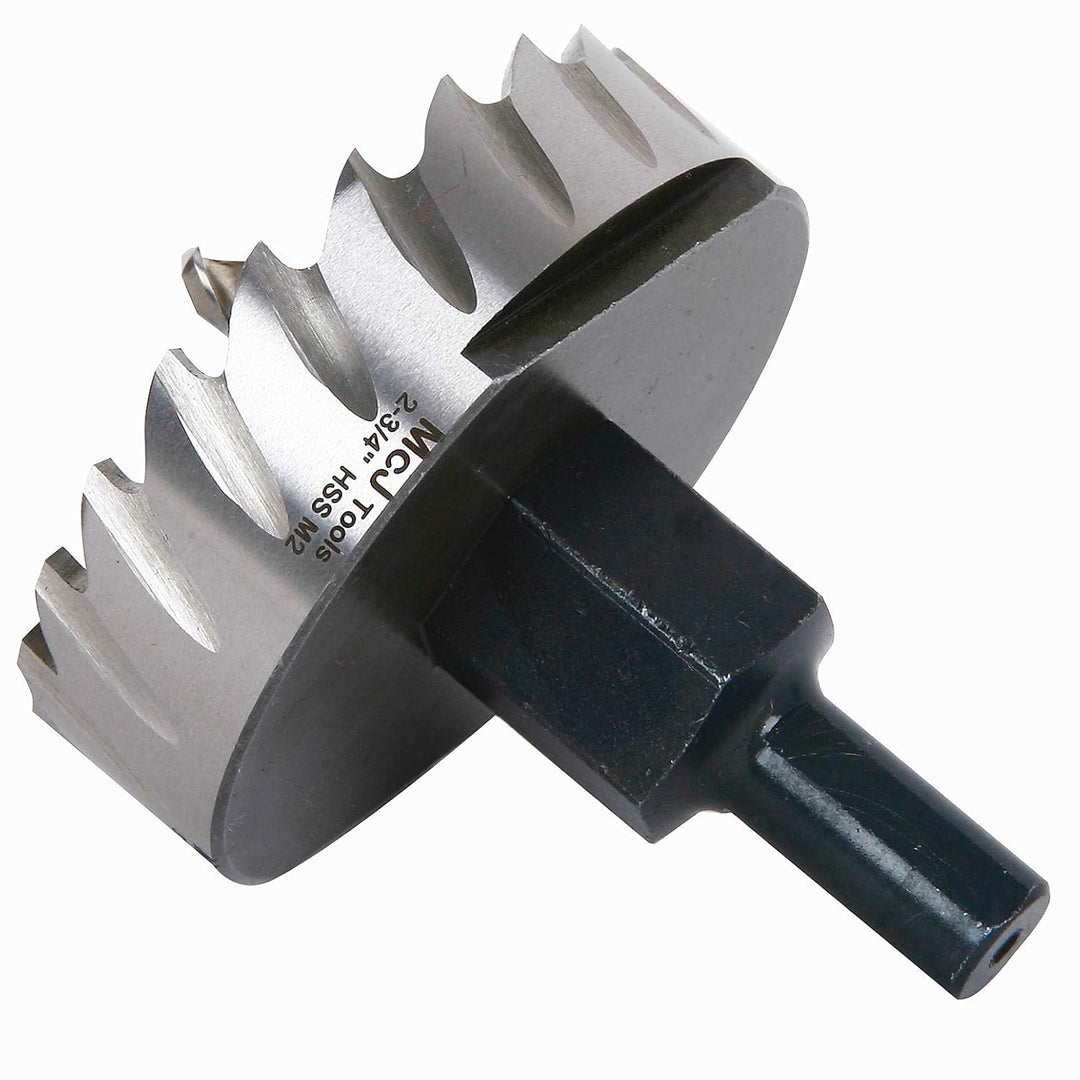 McJ Tools 2-3/4 Inch HSS M2 Drill Bit Hole Saw for Metal, Steel, Iron, Alloy, Ideal for Electricians