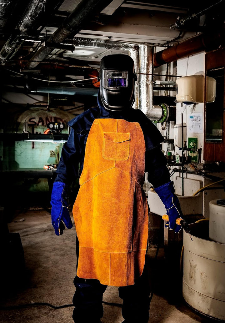 Portwest Bizweld Flammenhemmender Overall, Navy, 3XL Reg Leg 3 XL Reg Leg, 3 XL Reg Leg