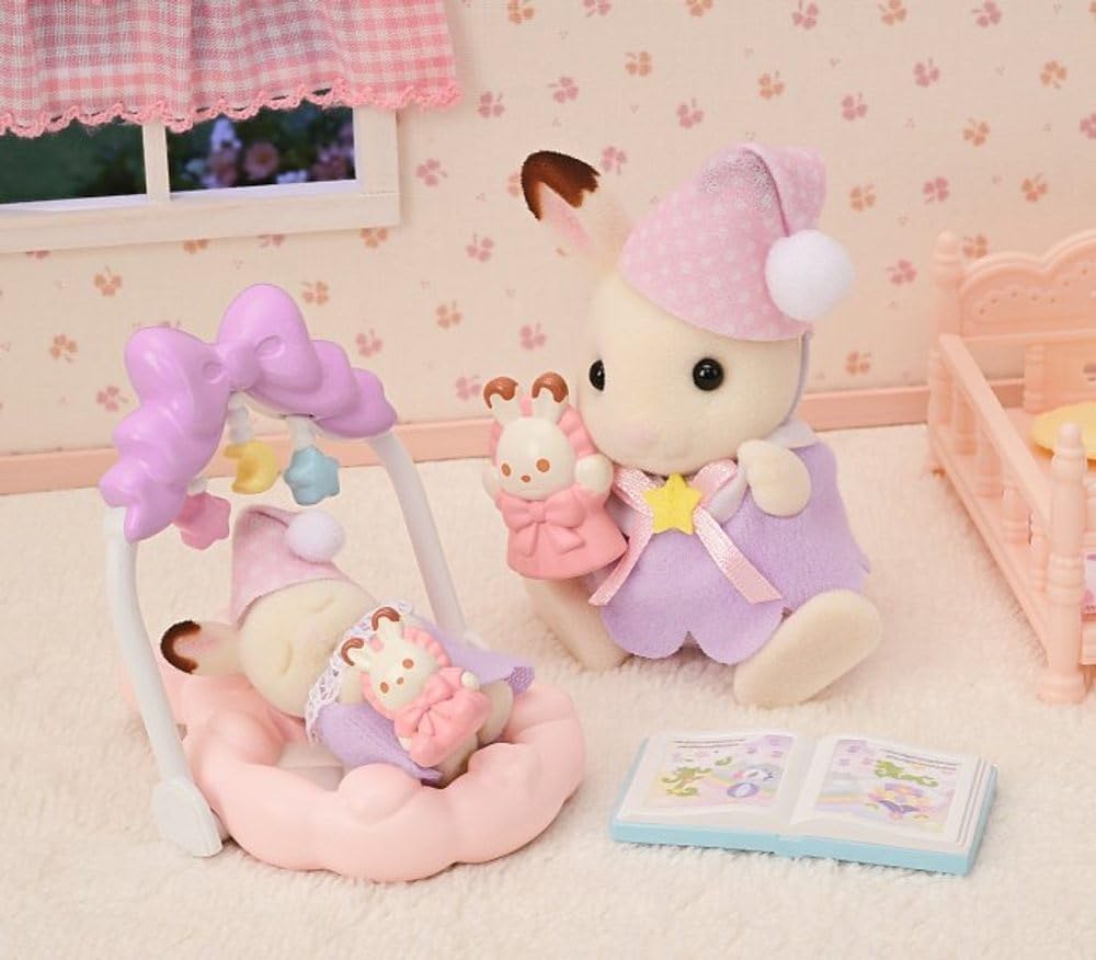 Sylvanian Families 5806 Schokoladenhasen Träumsüss Set, Spielset mit Tierfigur, Mit süssen Mäusefigu