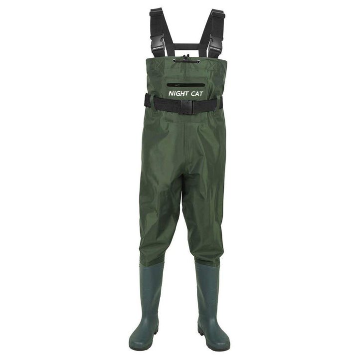 Night Cat Wathose Herren Damen Frauen Wathose mit Stiefeln wasserdichte Atmungsaktive Crosswater Wad
