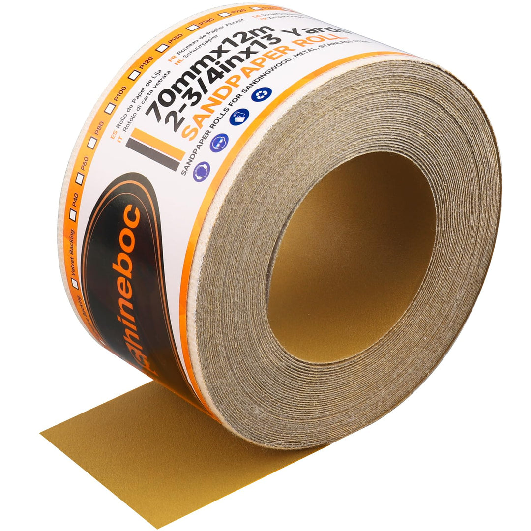 Körnung 220 Netz Schleifpapier Rolle Klett, 70 mm x 12 m, Kollokation mit 70mm Breites Handschleifer