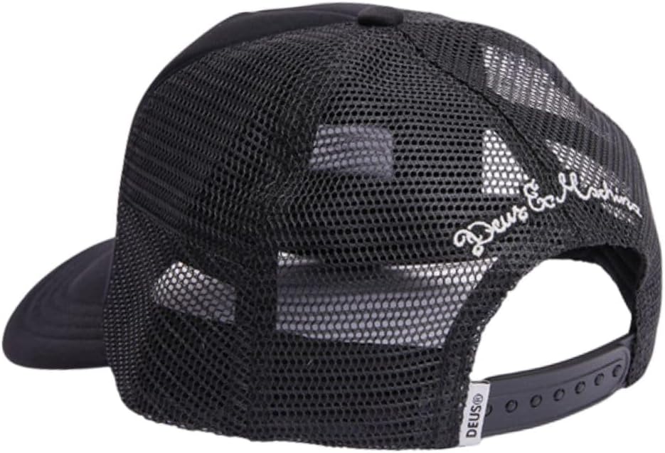 Deus Grip Tape Trucker Cap - Black