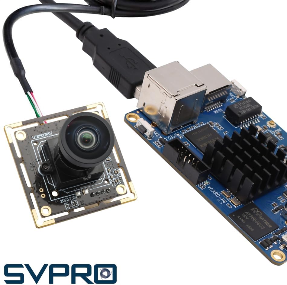 Svpro 5MP 30FPS USB Kameramodul mit M12 120 Grad Weitwinkel Webcam Board IMX335 Low Light Kamera Boa
