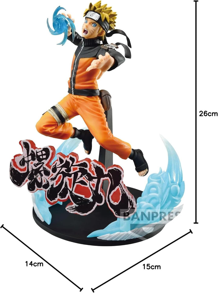BANPRESTO Naruto Uzumaki Naruto Shippuden Vibration Stars Special Ver. BPBP88090, Mehrfarbig