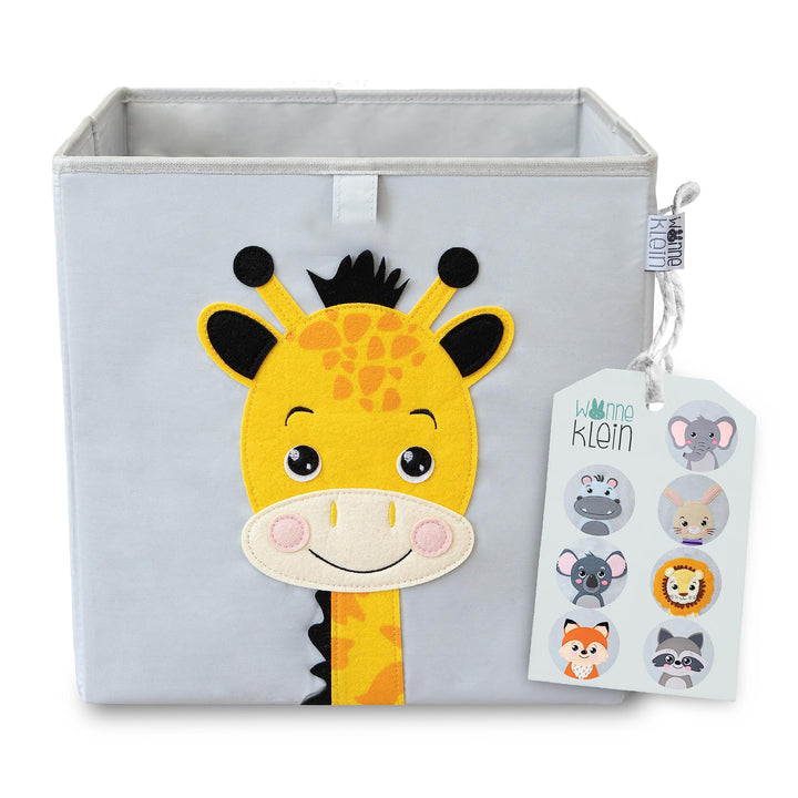 wonneklein Aufbewahrungsbox Kinder für Kallax Regal I Einsatz Kinderregal I Faltbox 33x33x33 Kinderz