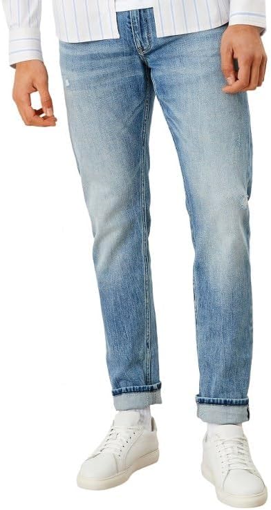 s.Oliver Herren Pants 36W / 32L Light Blue Stretch, 36W / 32L Light Blue Stretch