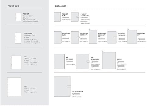 Filofax 2021 - Persönlicher Grössen Weiche Abdeckung Organizer - Blasses Rosa blassrosa, blassrosa