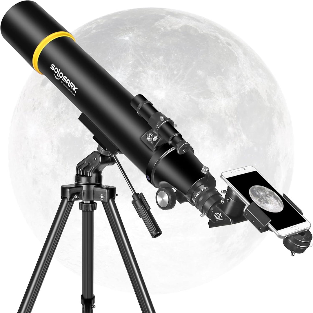 Teleskope für Erwachsene Astronomie, 80mm Aperture 900mm Refraktor Teleskop für Kinder, Anfänger, ko