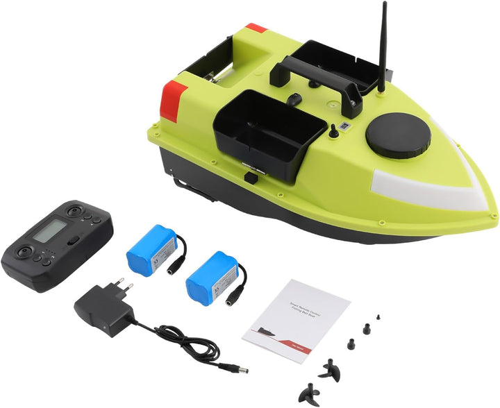 600M Fernbedienung Fischköderboot, GPS Futterboot Köderboot Angelzubehör 2kg Beladung Fischköder Boo