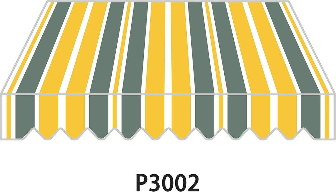 home Trends Markisenstoff 4m Markise mit Volant 4 x 3 m Markisenbespannung ersatzstoff 387 x 300cm B
