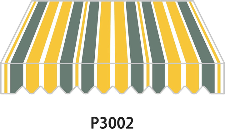 home Trends Markisenstoff 4m Markise mit Volant 4 x 3 m Markisenbespannung ersatzstoff 387 x 300cm B