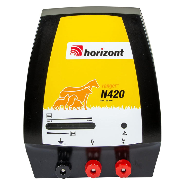 horizont Weidezaungerät 230V 6 J - ranger N420 - optimal für Pferde oder Rinder, Elektro Weidezaun,