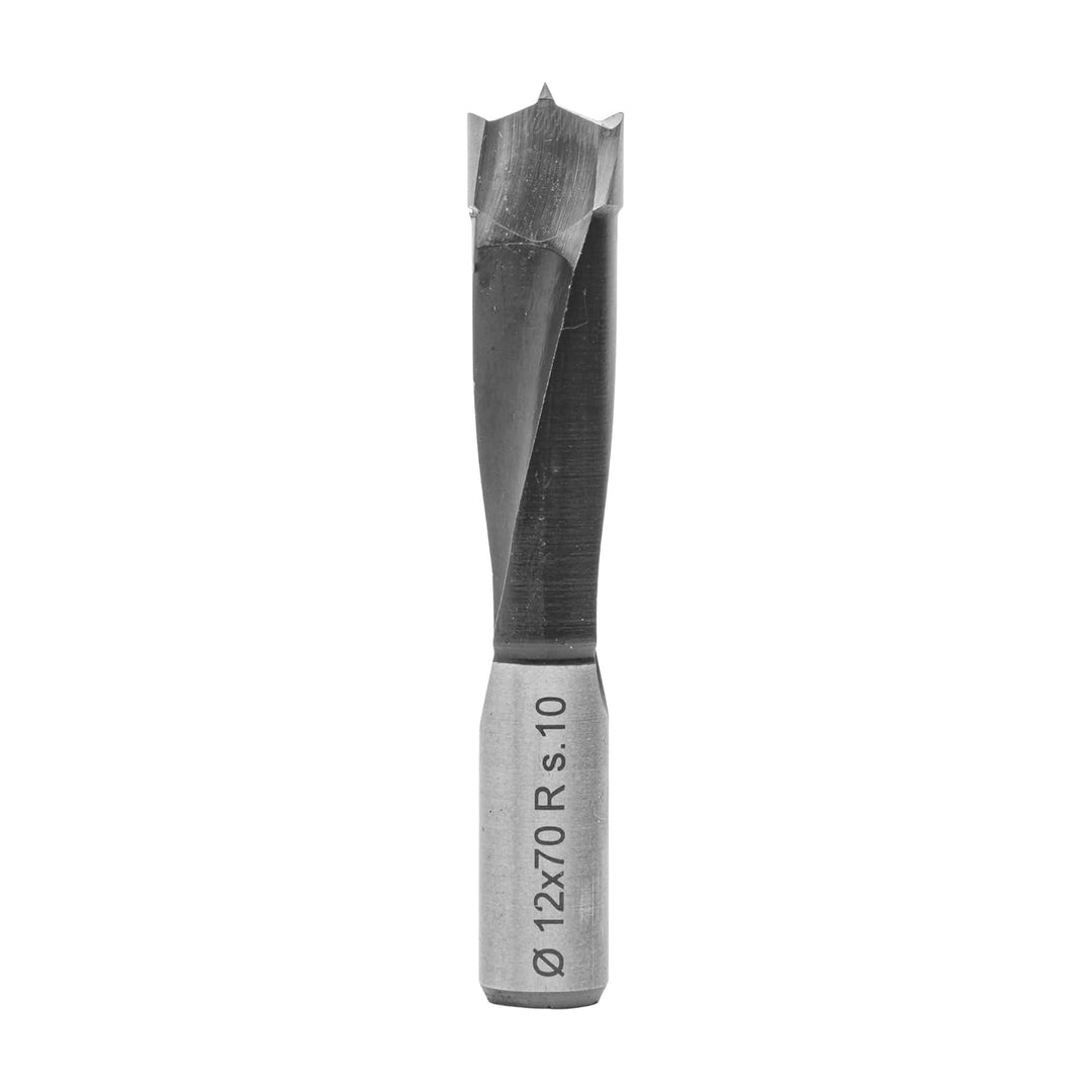 ENT 22788 Dübelbohrer HW, Schaft (S) 10 mm, Durchmesser (D) 12 mm, NL 35 mm, SL 30 mm, L 70 mm, Rech
