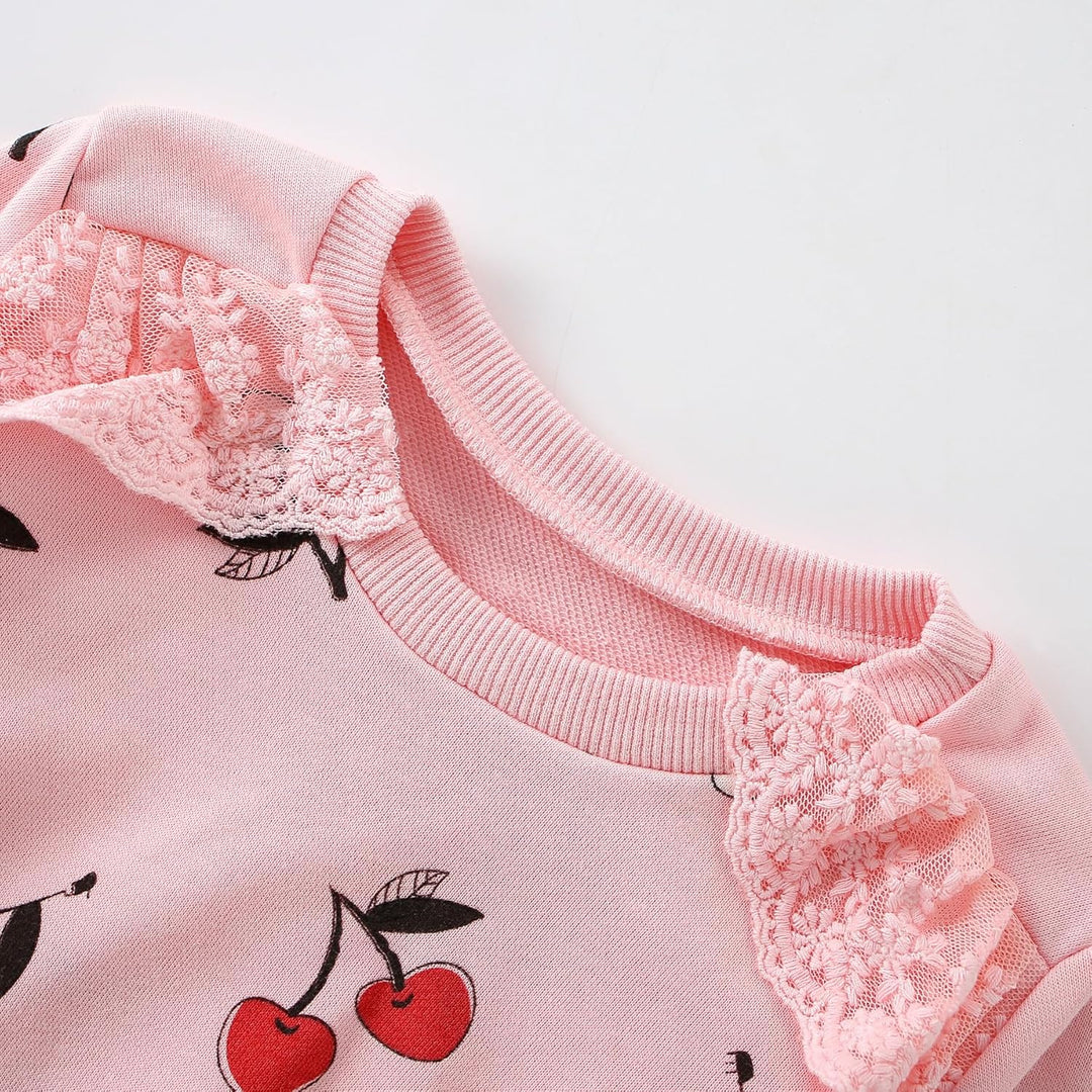 Codkkre Sweatshirt Mädchen Pullover für Kinder Süss Cartoon Sweater Mädchen Langarmshirts aus Baumwo