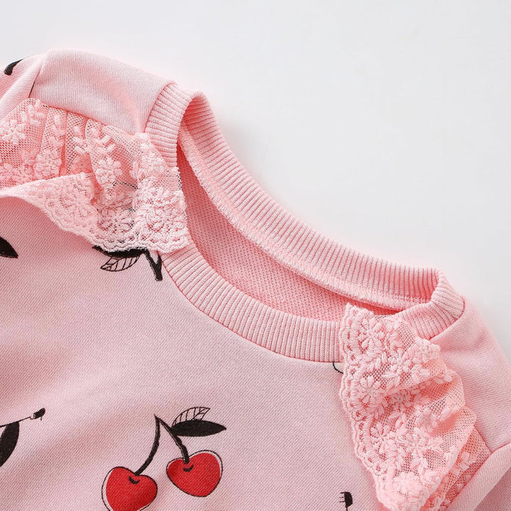 Codkkre Sweatshirt Mädchen Pullover für Kinder Süss Cartoon Sweater Mädchen Langarmshirts aus Baumwo