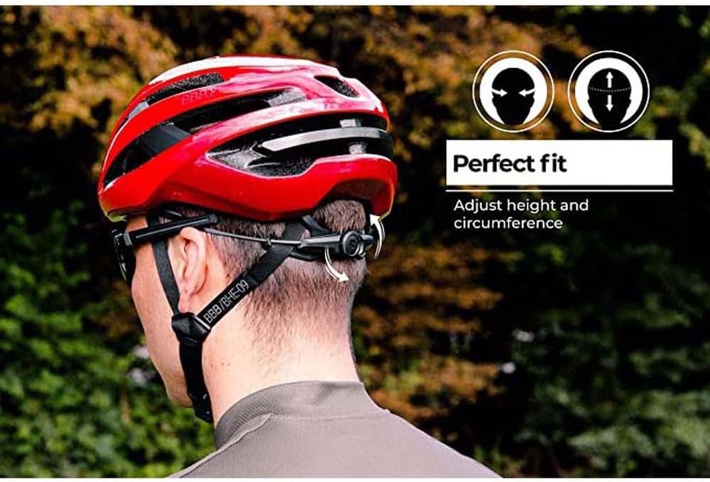 BBB Cycling Fahrradhelm Maestro Damen und Herren Airflow Cooling System Lightweight Rennrad und E-Ro