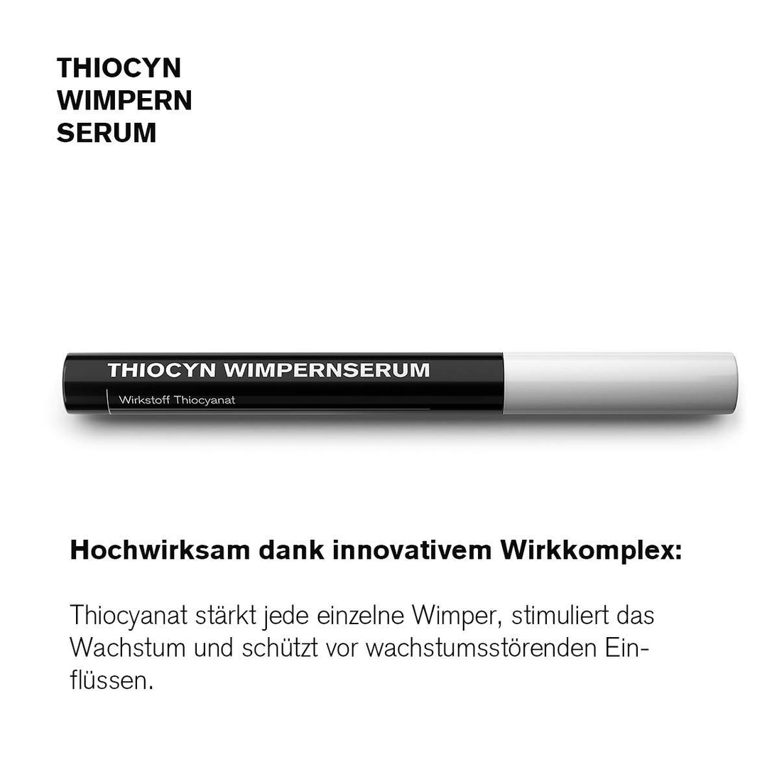Thiocyn Wimpernserum & Augenbrauenserum ohne Hormone - Hormonfreies Lash Serum - Stimulation des Wim