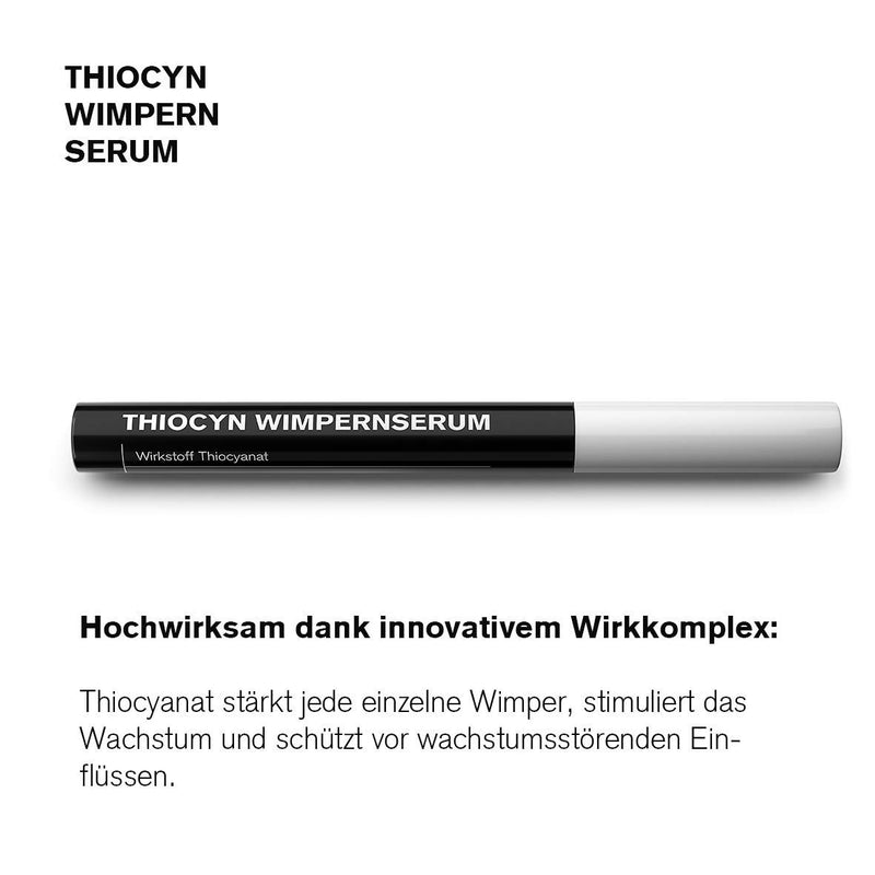 Thiocyn Wimpernserum & Augenbrauenserum ohne Hormone - Hormonfreies Lash Serum - Stimulation des Wim