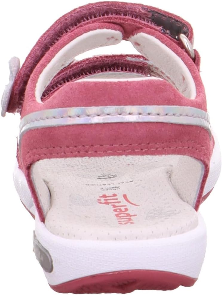 Superfit Mädchen Emily Sandalen 25 EU Pink Silber 5500, 25 EU Pink Silber 5500