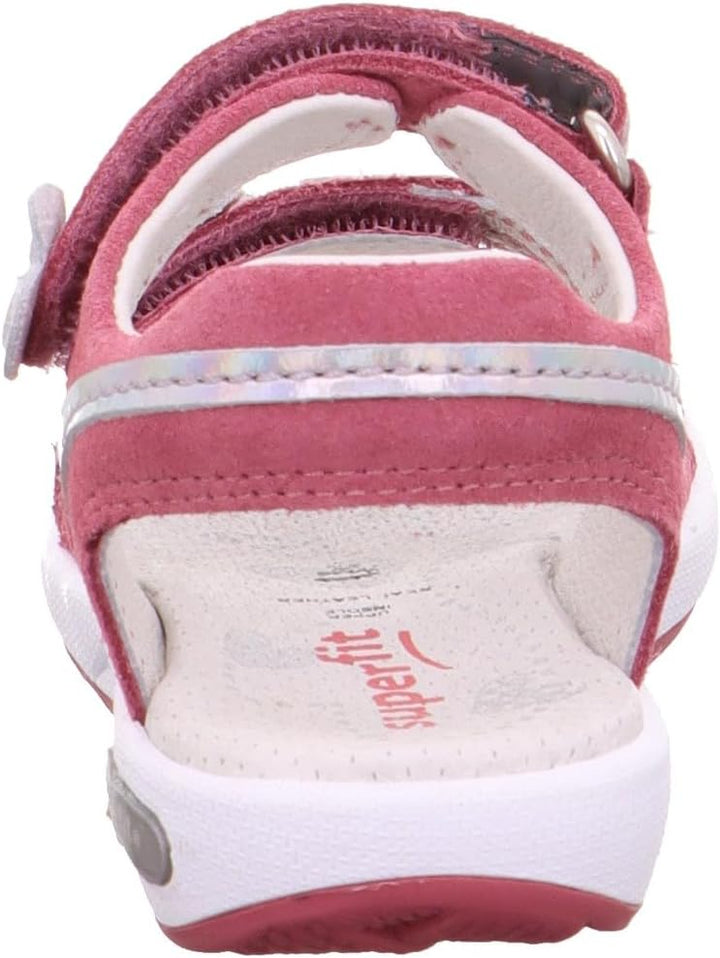 Superfit Mädchen Emily Sandalen 25 EU Pink Silber 5500, 25 EU Pink Silber 5500