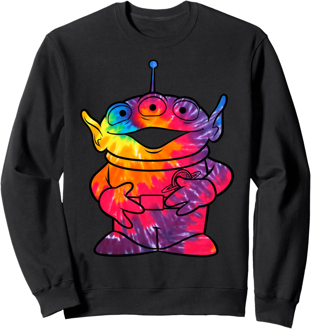 Disney Pixar Toy Story Alien Tie Dye Portrait Sweatshirt