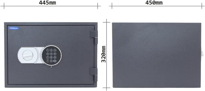 Profirst Feuerschutztresor Versal Fire 40 Elektronikschloss Notöffnung 60 minütiger Feuerschutz Kuns