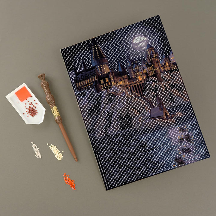 DIAMANTINY Harry Potter Landscape Boats To Hogwarts – Mosaik, Crystal Art, Diamond Painting – 1 Bild