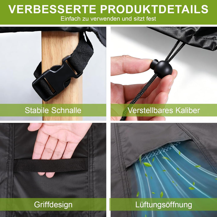 Abdeckung für Gartenmöbel 80x80x80 Gartenmöbel Abdeckung Schutzhülle Sitzgarnituren Gartentische und