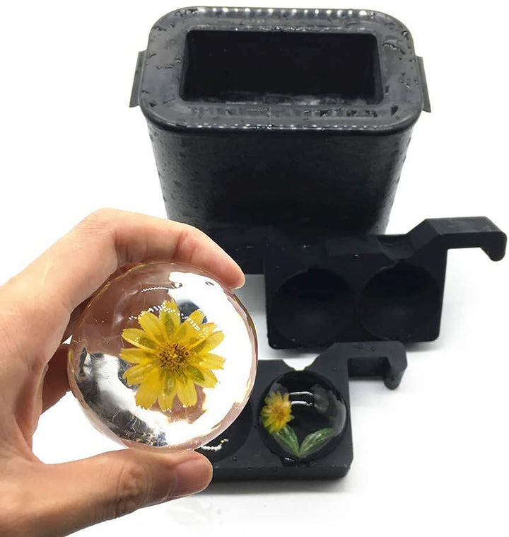 Kristallklarer-Eiskugel-ErstellerJumbo-Eisbälle, kugelförmige Whisky-Tablettformmaschine für Eisbäll